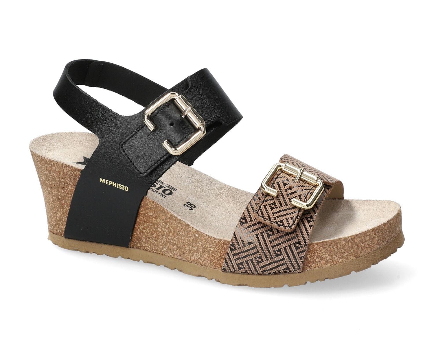 sandales femme modèle Lissandra Noir - Mephisto